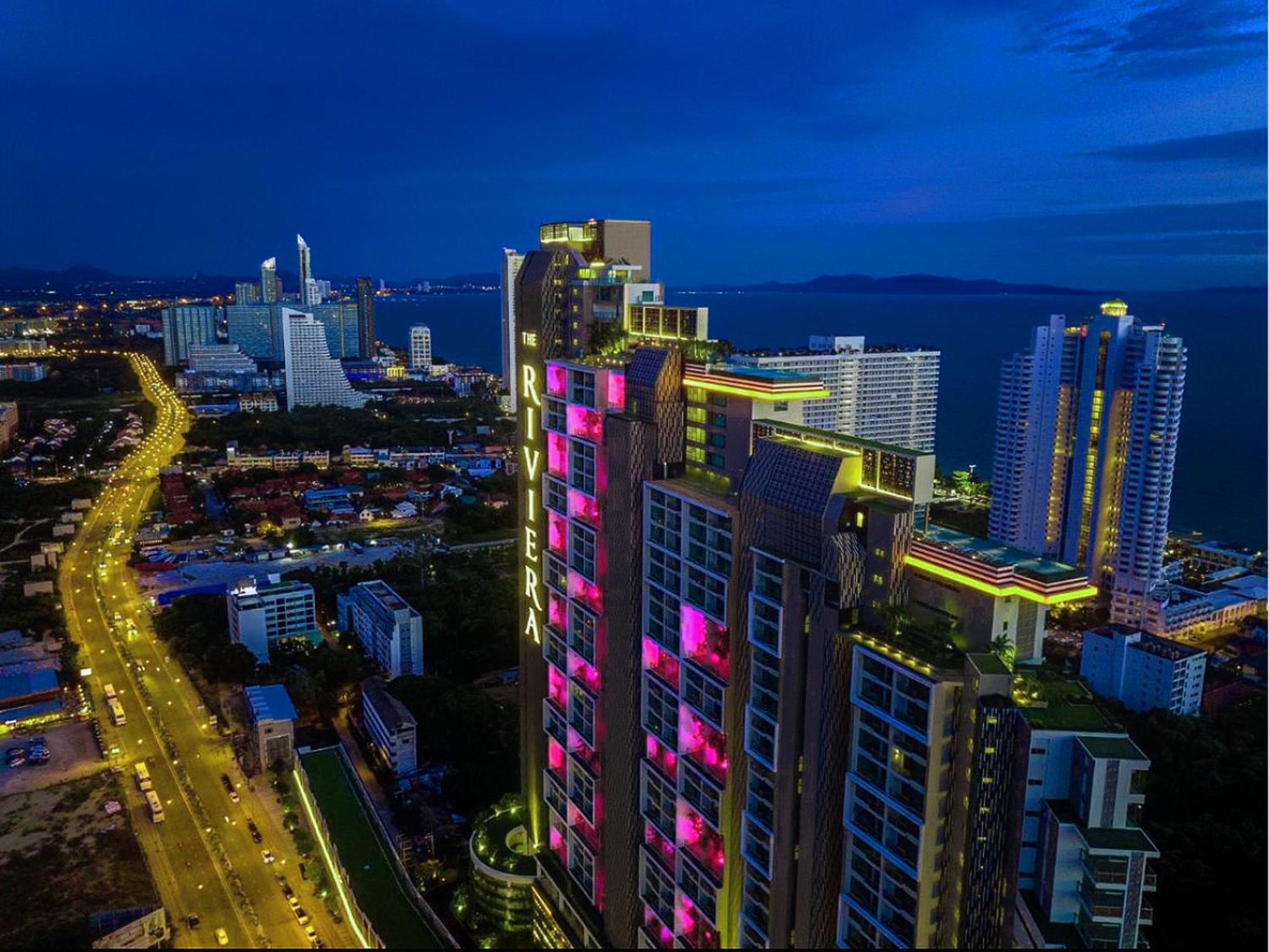芭提雅高层海景奢华公寓the Riviera Jomtien生香家直达海滩2704 Luaran gambar